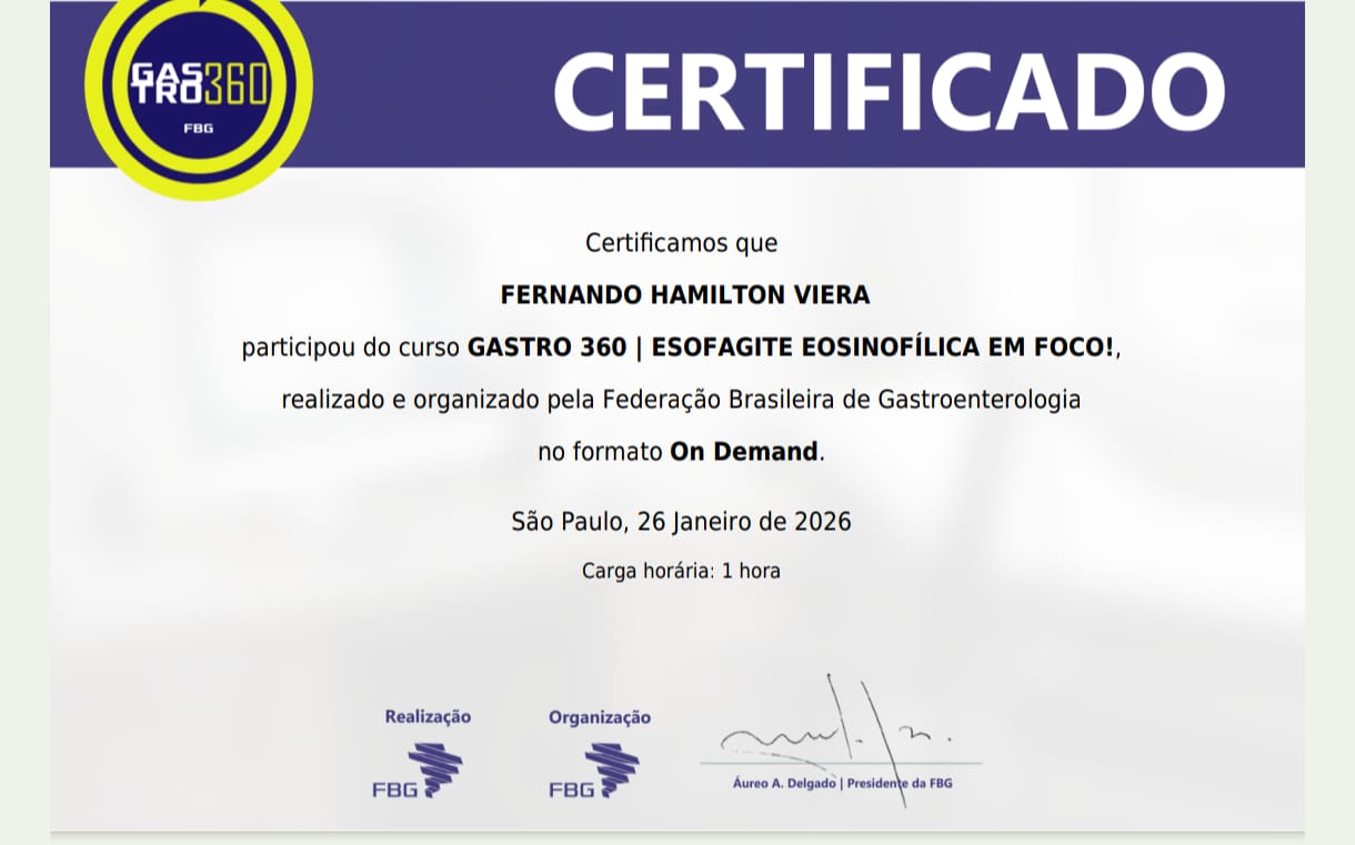 Dr. Fernando Certificado